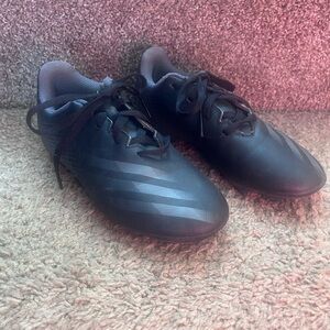 Adidas X Ghosted Blackout Boys Youth Size 1.5 Soccer Cleats